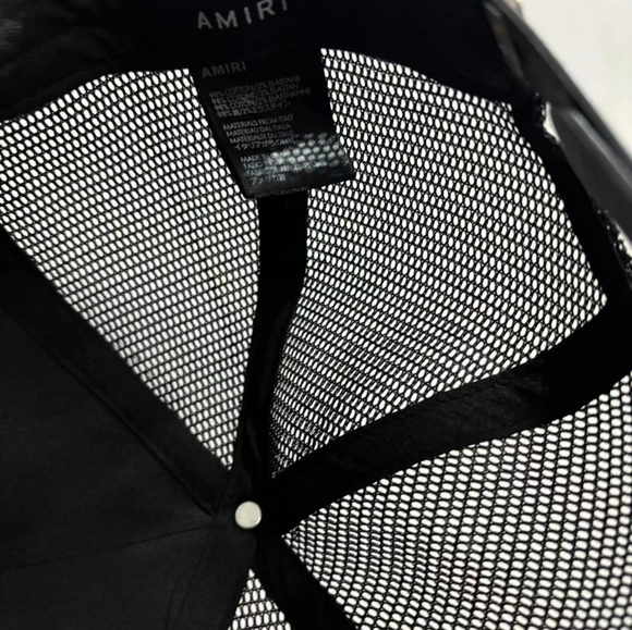 Amiri's baseball cap splashed with black paintAmiri's baseball cap splashed with - Picture 5 of 8